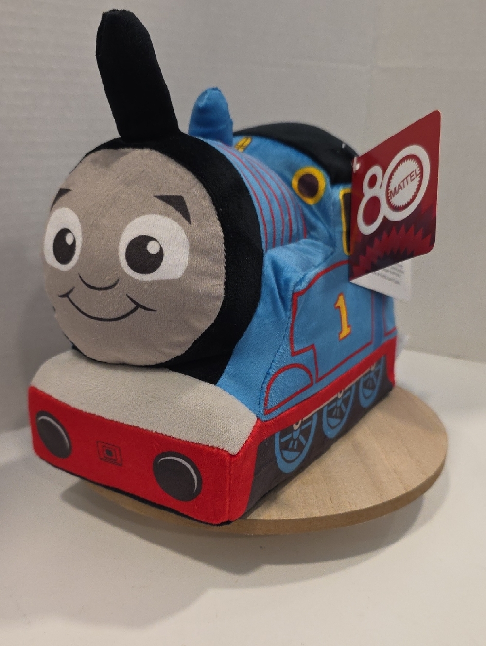 Mattel Blue and Red Thomas Plush Engine Toy NWT